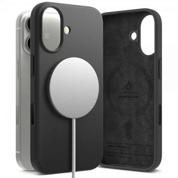 Ringke iPhone 17 Skal Silicone Magnetic Svart