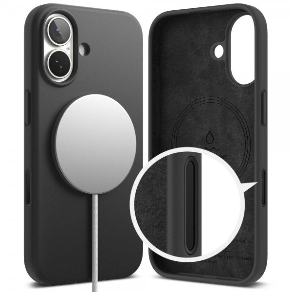 Ringke iPhone 17 Skal Silicone Magnetic Svart