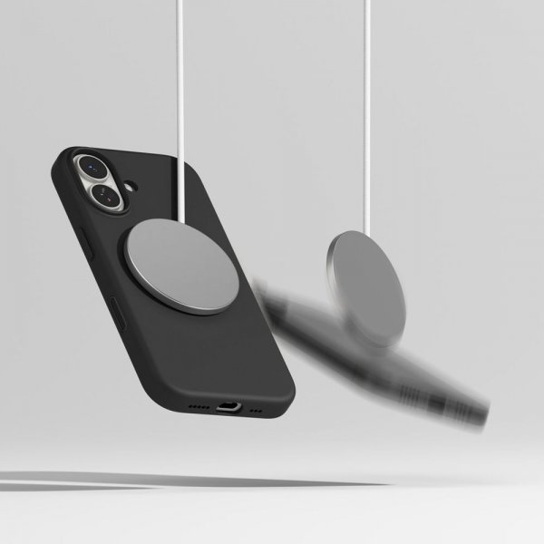 Ringke iPhone 17 Skal Silicone Magnetic Svart