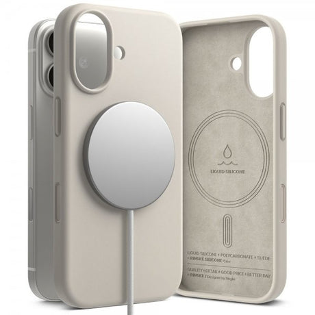 Ringke iPhone 17 Skal Silicone Magnetic Stone