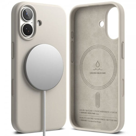 Ringke iPhone 17 Skal Silicone Magnetic Stone
