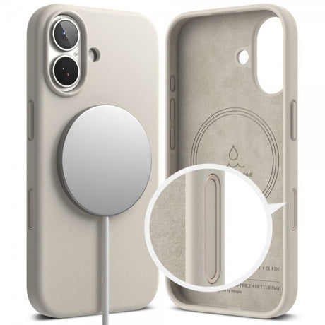 Ringke iPhone 17 Skal Silicone Magnetic Stone