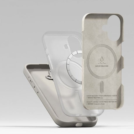 Ringke iPhone 17 Skal Silicone Magnetic Stone