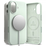 Ringke iPhone 17 Skal Silicone Magnetic Soft Mint
