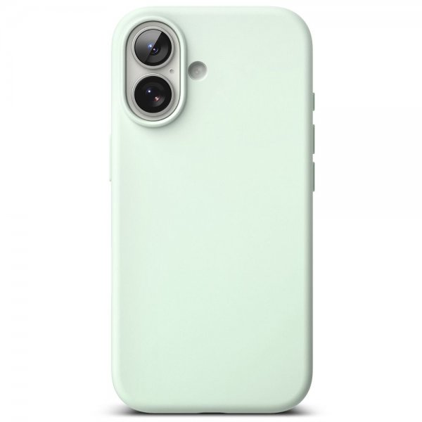 Ringke iPhone 17 Skal Silicone Magnetic Soft Mint