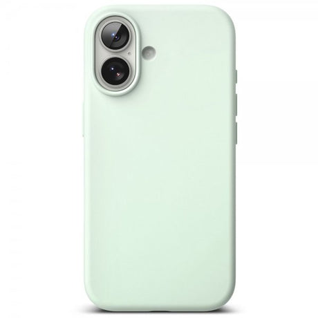Ringke iPhone 17 Skal Silicone Magnetic Soft Mint