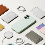 Ringke iPhone 17 Skal Silicone Magnetic Soft Mint