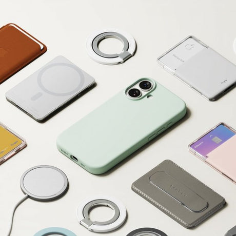 Ringke iPhone 17 Skal Silicone Magnetic Soft Mint