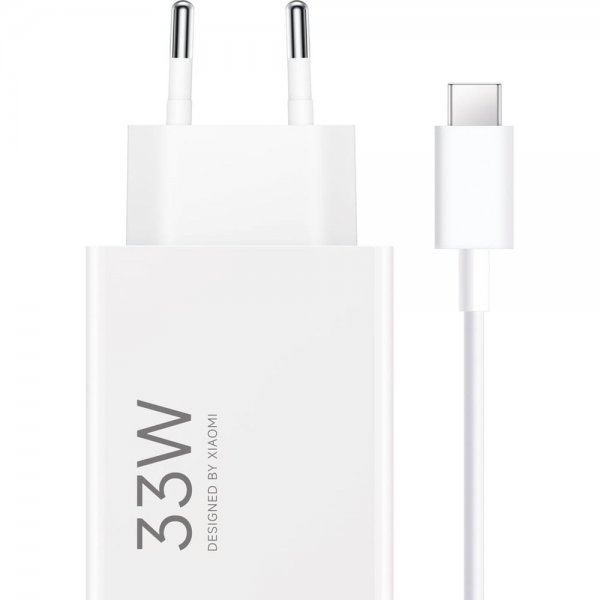 Xiaomi Original Laddare med USB-C kabel 33W Charging Combo 3A Type-A