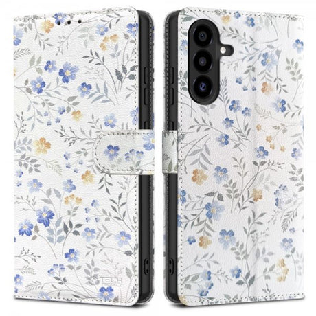 Tech-Protect Samsung Galaxy A17/Galaxy A26 Fodral Wallet Blommönster