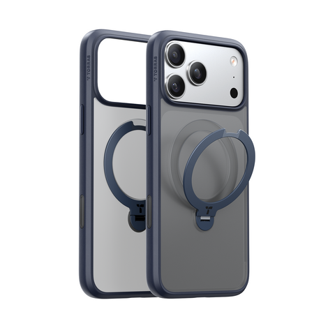 Torras iPhone 17 Pro Max Skal Ostand Q3 Spin Deep Blue