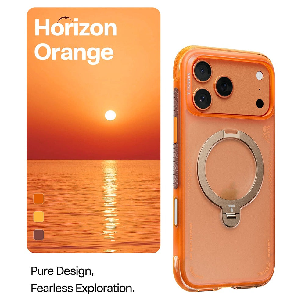 Torras iPhone 17 Pro Max Skal Ostand Q3 Air Energy Orange