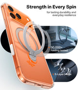 Torras iPhone 17 Pro Max Skal Ostand Q3 Spin Transparent