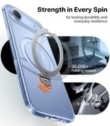 Torras iPhone Air Skal Ostand Q3 Spin Transparent