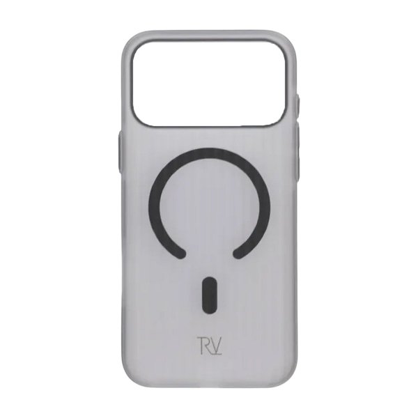 Rvelon iPhone 17 Pro Max Skal Korrugerad MagSafe Grå