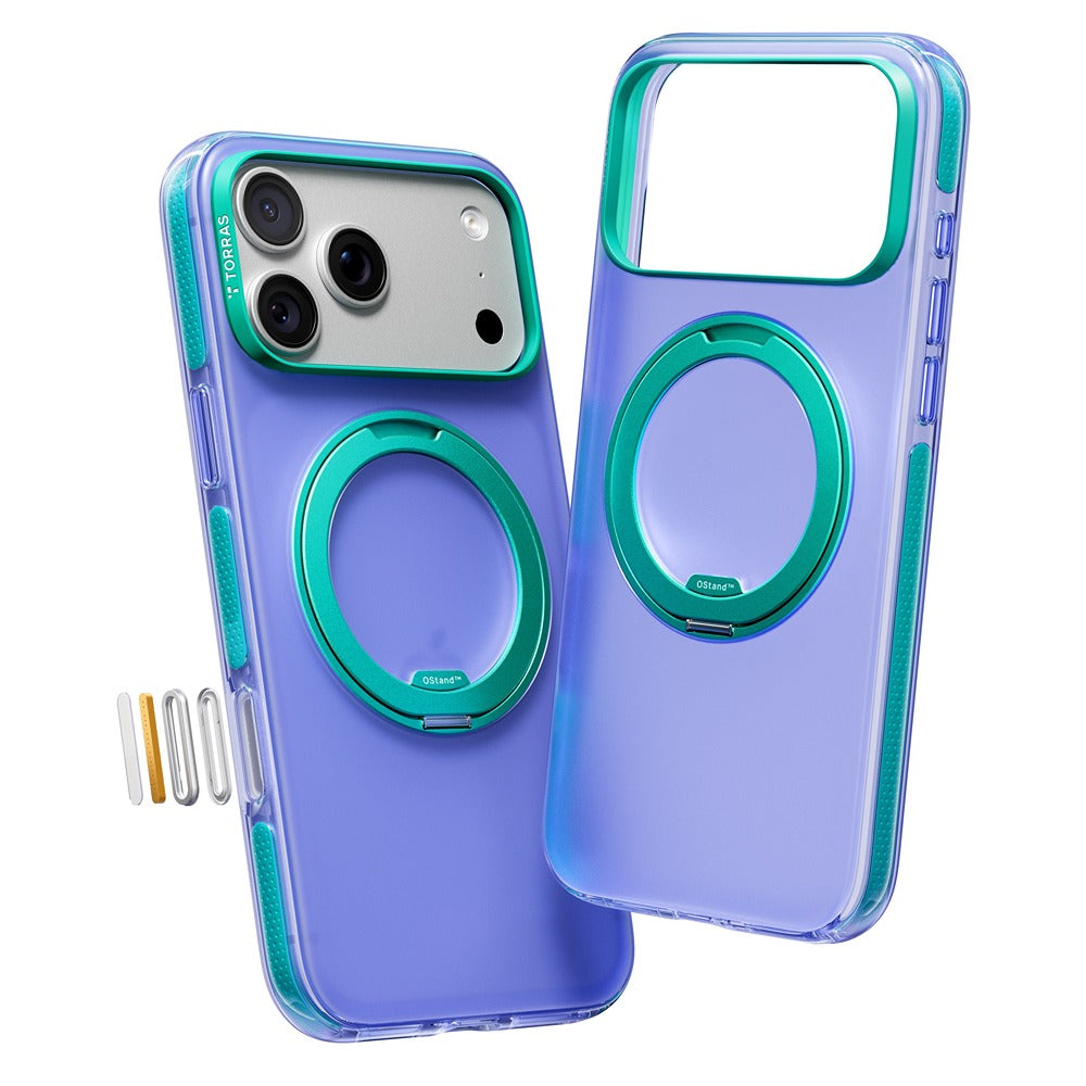Torras iPhone 17 Pro Skal Ostand O3 Hue Indigo Blue