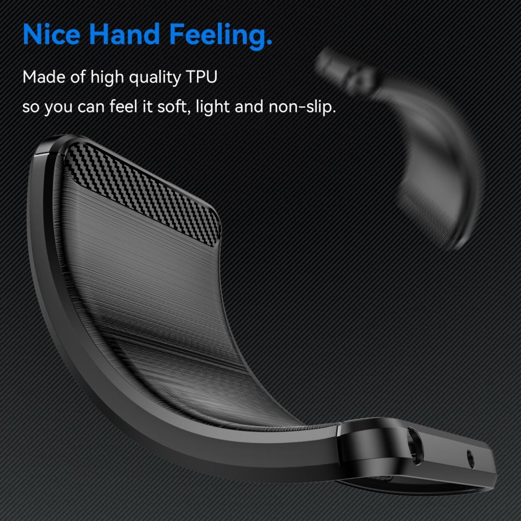 Xiaomi 17 Ultra Skal Borstad Kolfibertextur Svart