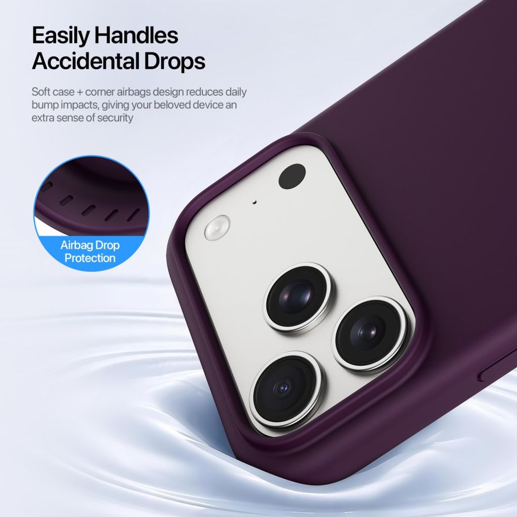 Dux Ducis iPhone 17 Pro/iPhone 18 Pro Skal Piel Series MagSafe Röd