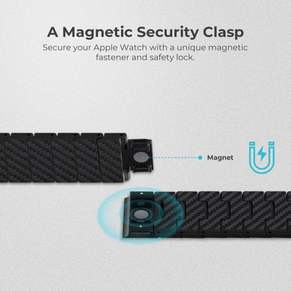 Pitaka Apple Watch Armband Carbon Fiber Watch Band Modern