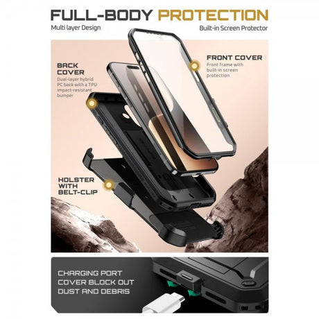Supcase iPhone 17 Skal UB Pro Svart