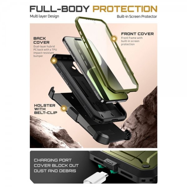 Supcase iPhone 17 Skal UB Pro Grön