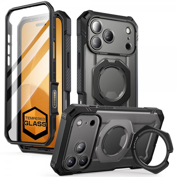 Supcase iPhone 17 Pro Skal UB Grip Pro MagSafe Svart