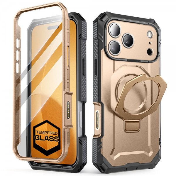 Supcase iPhone 17 Pro Skal UB Grip Pro MagSafe Guld
