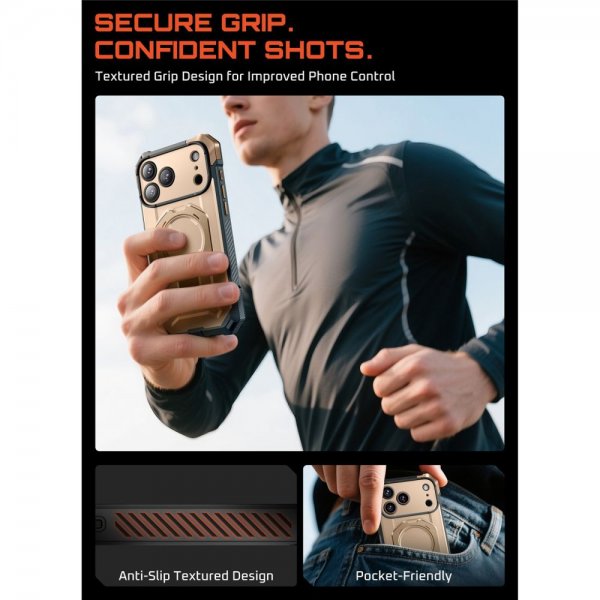 Supcase iPhone 17 Pro Max Skal UB Grip MagSafe Guld