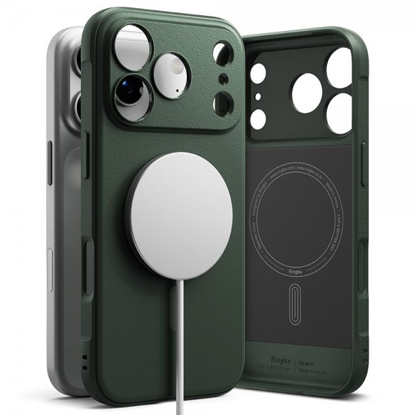 Ringke iPhone 17 Pro Skal Onyx Magnetic Grön