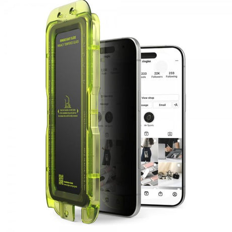 Ringke iPhone Air Skärmskydd Easy Slide Privacy 2-pack