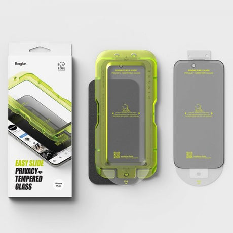 Ringke iPhone Air Skärmskydd Easy Slide Privacy 2-pack