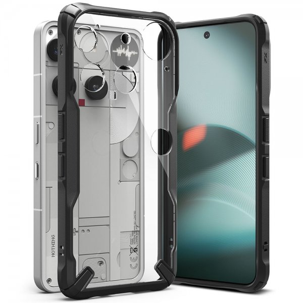 Ringke Nothing Phone 3 Skal Fusion X Clear Black