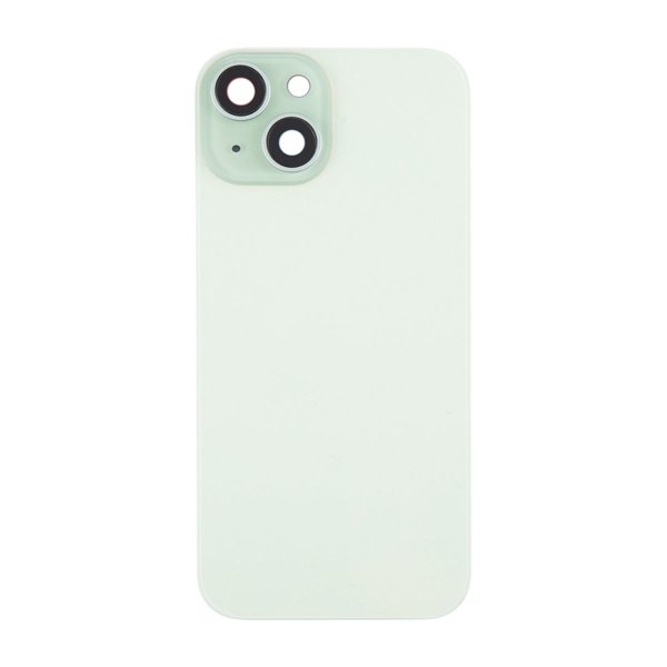 iPhone 15 Baksida Glas med Magnet och Kameralins - Grön