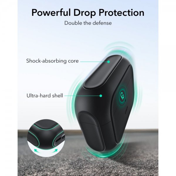 ESR AirPods Pro 3 Skal Orbit Hybrid HaloLock Svart