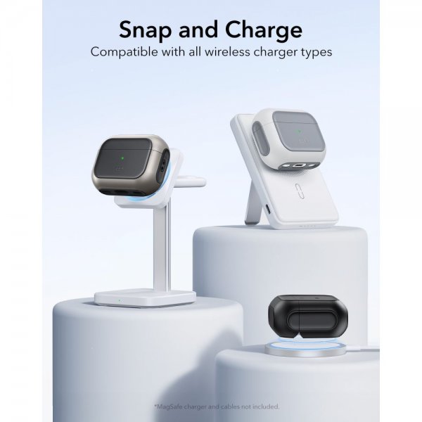 ESR AirPods Pro 3 Skal Orbit Hybrid HaloLock Grå