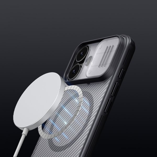 Nillkin iPhone 17 Skal CamShield Pro MagSafe Transparent Svart