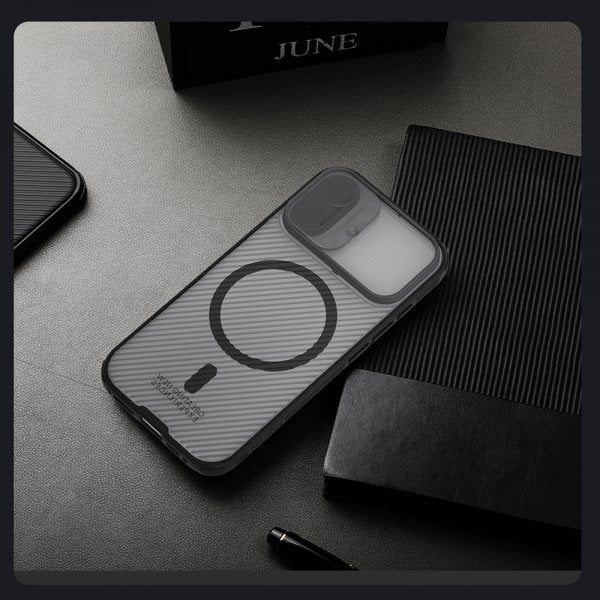 Nillkin iPhone 17 Skal CamShield Pro MagSafe Transparent Svart