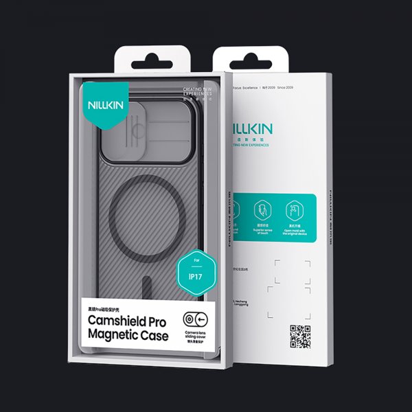 Nillkin iPhone 17 Skal CamShield Pro MagSafe Transparent Svart