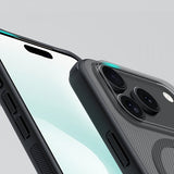 Nillkin iPhone 17 Pro Skal Super Frosted Shield Pro MagSafe Transparent Svart
