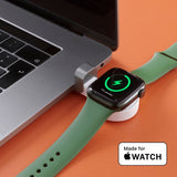 Hama Apple Watch Laddare med USB-C kontakt Vit