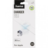 Hama Apple Watch Laddare med USB-C kontakt Vit