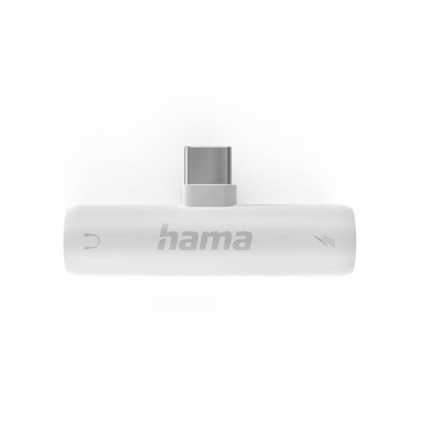Hama Ljudadapter 2xUSB-C Vit