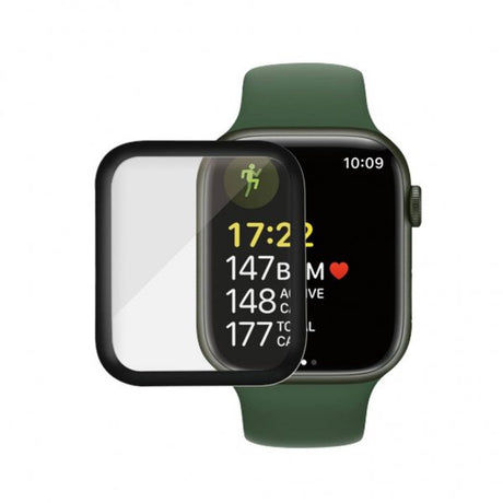 PanzerGlass Apple Watch 41mm (Series 7/8/9) Skärmskydd Antibacterial Svart