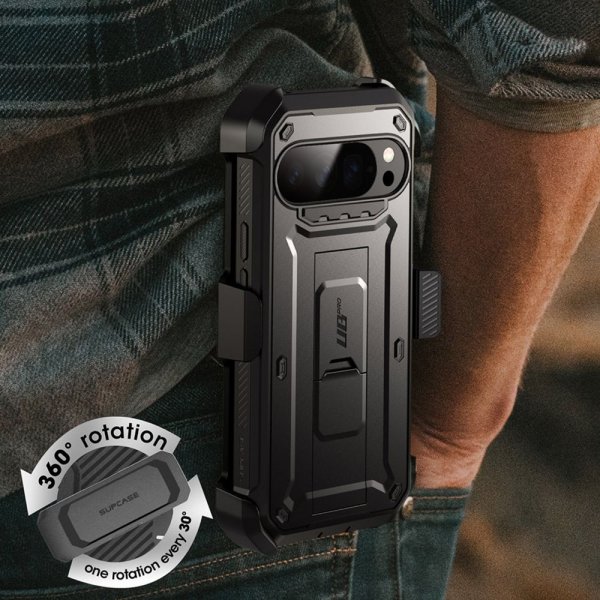 Supcase Google Pixel 10/Pixel 10 Pro Skal UB Pro Svart