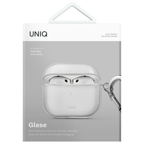 UNIQ AirPods 4 Skal Glase Transparent