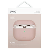 UNIQ AirPods 4 Skal Lino Rosa