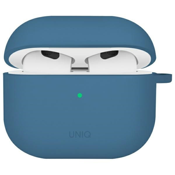 UNIQ AirPods 4 Skal med Earhooks Nexo Blå