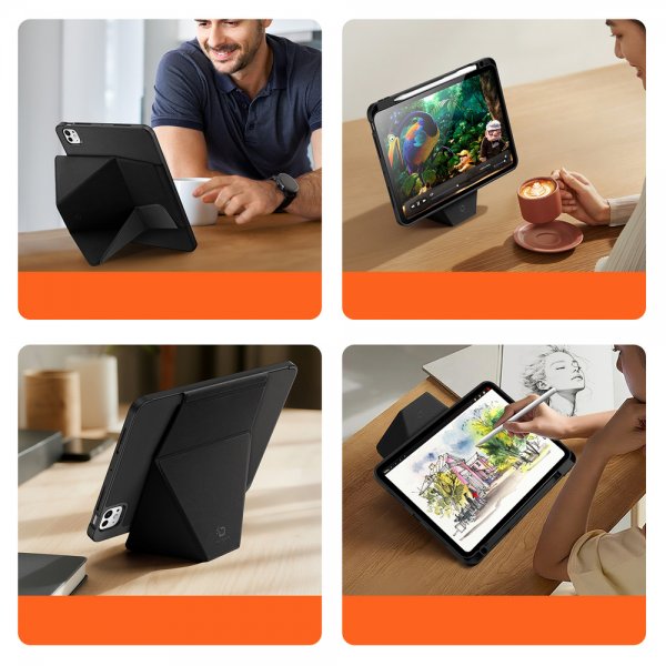 Dux Ducis iPad Pro 11 (M4/M5) Fodral Vers Series Svart