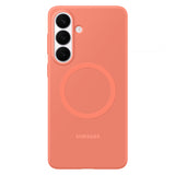 Samsung Original Galaxy S26 Skal Silicone Magnet Case Coral Red