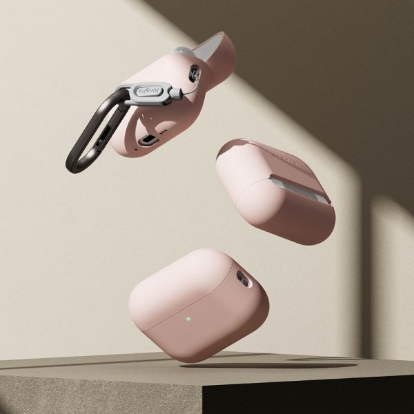 Ringke AirPods Pro 3 Skal Silicone Pink Sand